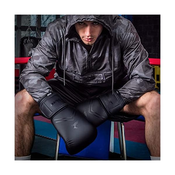 Trideer-Pro-Grade-Boxing-Gloves-for-Men-Women-Kickboxing-Bagwork-Gel-Sparring-Training-Gloves-Muay-Thai-Style-Punching-Bag-Mitts-Fight-Gloves Trideer Pro Grade Boxing Gloves for Men & Women - Kickboxing Training Gloves - Heavy Bag Gloves, Punching Bag Gloves for Boxing, Kickboxing, Muay Thai, MMA