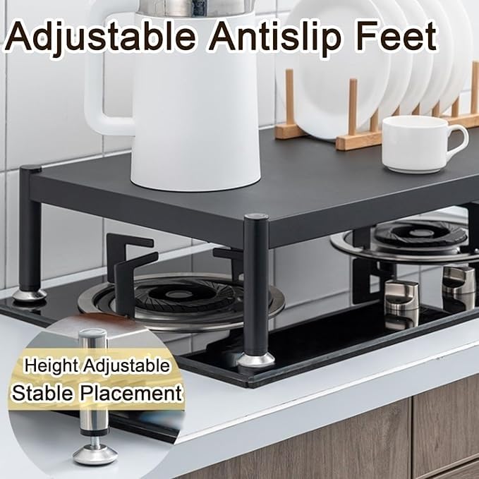 Cubierta de cocina de gas autocaravana resistente con altura ajustable 6