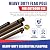 Super Tough Commercial Grade Sectional 25ft Flagpole - Bronze Finish | 2 Times Thickness of Residential Poles with Perfect Commercial Quality | Outdoor Flagpoles for 4' x 6' American Flag