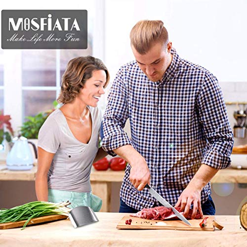 MOSFiATA Chef Knife 10 Inch Super Sharp Professional Kitchen Knife with Finger Guard in Gift Box, German High Carbon Stainless Steel EN.4116 Cooking Knife with Micarta Handle - image 6