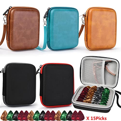 Oshhni Étui de médiator de guitare avec 15 médiators Kit de universel multifonction sac de médiator de guitare… - Les Beatles, Paul McCartney, John Lennon, RIngo Starr, George Harrison Oshhni Étui de médiator de guitare avec 15 médiators Kit de universel multifonction sac de médiator de guitare… – Image 3