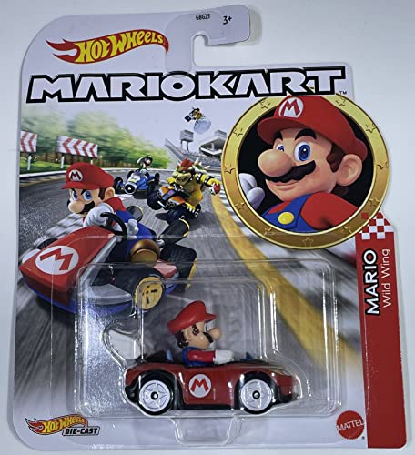 Hot Wheels Mario Kart - Mario Wild Wing 1:64 2023 miniatura 1
