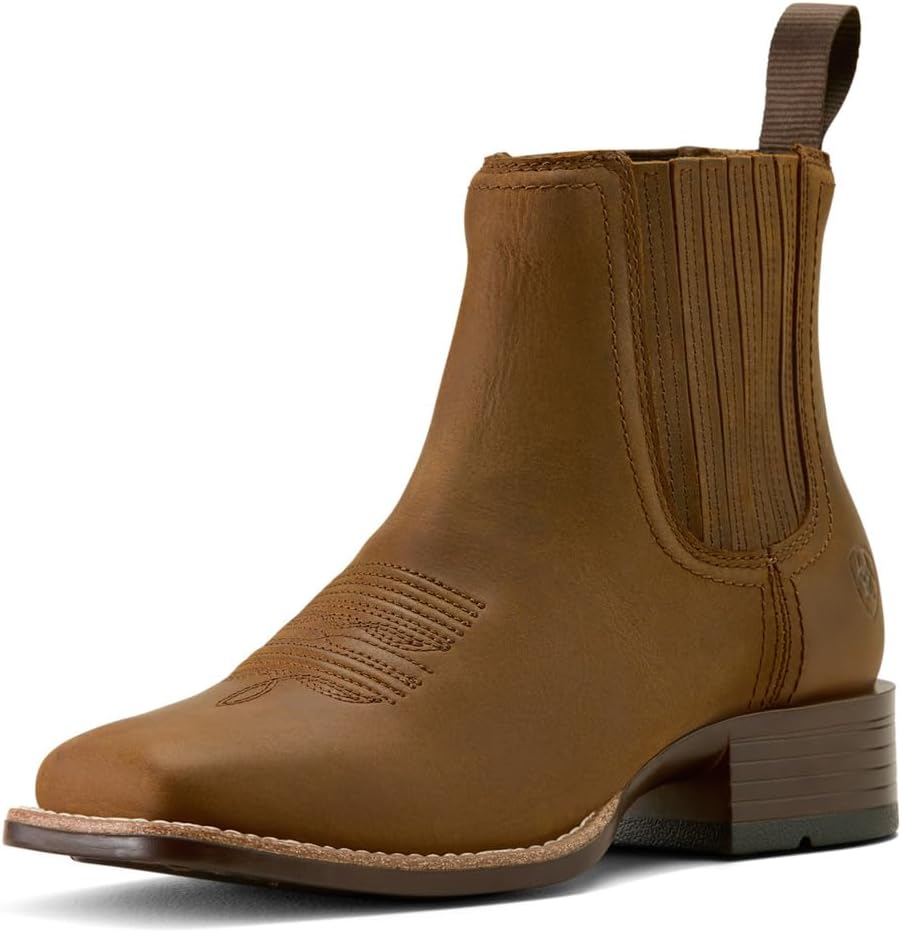 ARIAT Women Booker Chelsea - Wide Square Toe Design