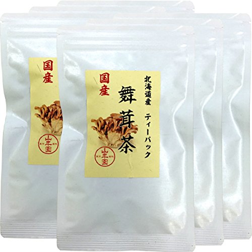 【国産100%】舞茸茶 ティーパック 無農薬 3g×10パック×6袋セット 巣鴨のお茶屋さん 山年園
