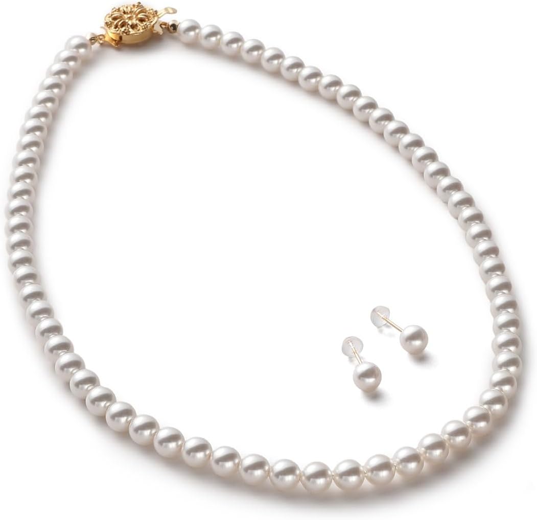 バロックパールピアス 【k18WG】 パーセルジュエリー PARCELLE JEWELRY