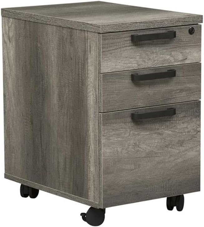 Liberty Furniture Industries Tanners Creek File Cabinet, W16 x D23 x H25, Medium Gray