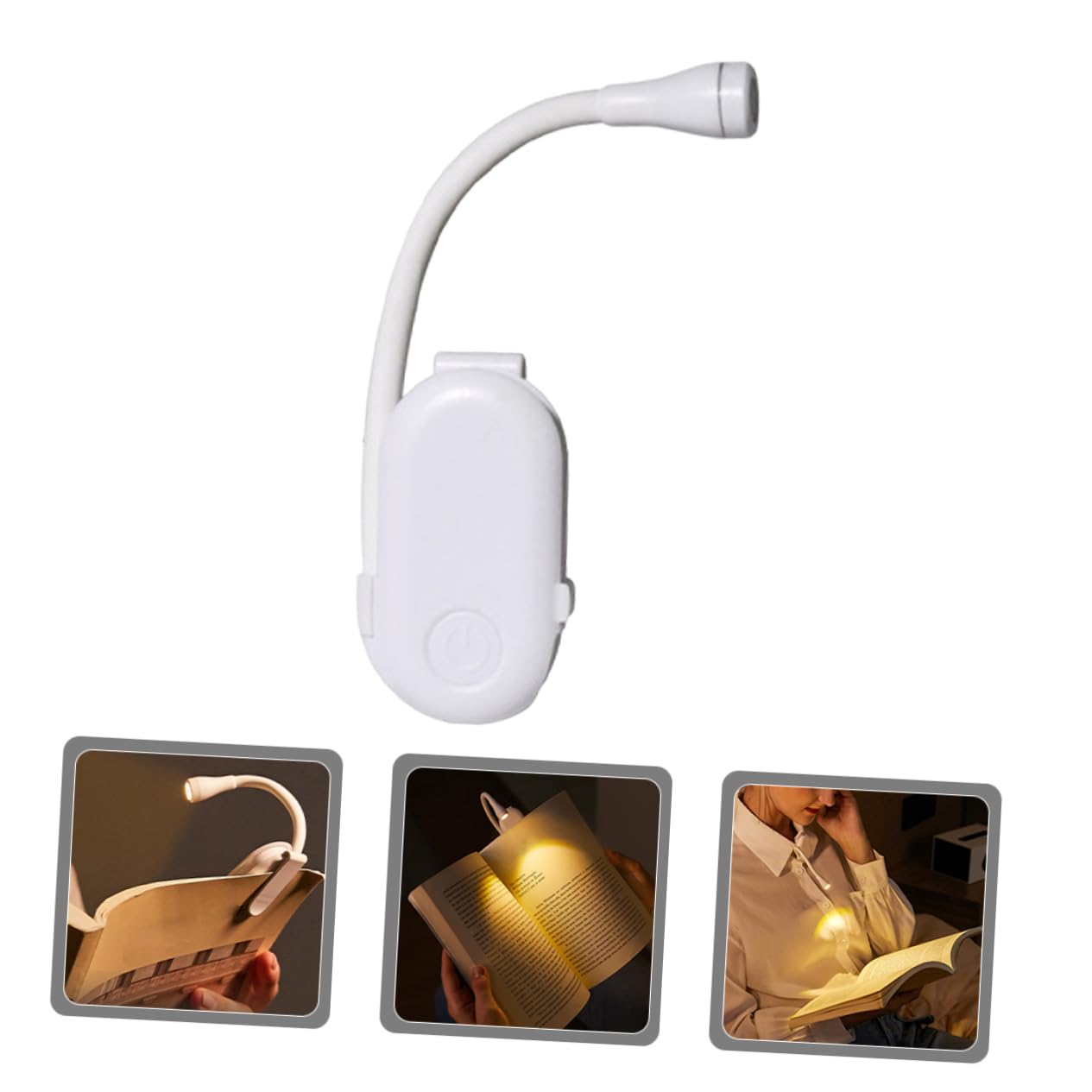 MAGICLULU Rechargeable Book Light Night Reading Lamp with Clip for Bed Portable USB Charging Desktop Light Elegant and Design for Comfortable Reading