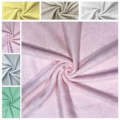 Panini Tessuti Chutes de tissus en éponge, 50 x 75 cm, idéales pour créations, ameublement salle de bain et créations artisanales Cover