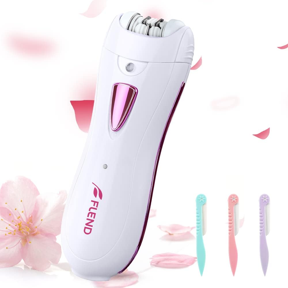 Epilator Smooth Glide for Women Face Rechargeable Facial Hair Remover Bikini Removal Epilator, Pink-37