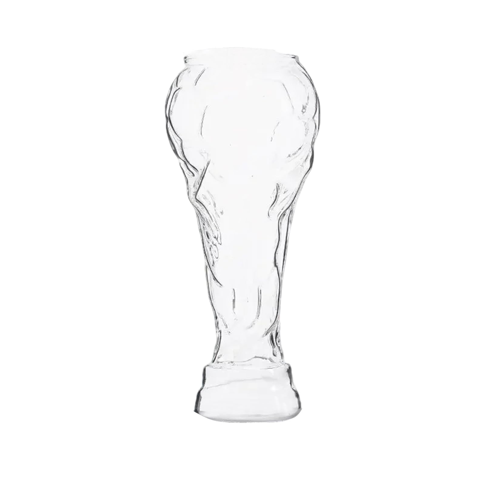 Football Trophy Style Beer Glass 2026 World Cup - Large Beer Mug with Base | Pint Glass for Soccer Match Day, Bar Party Decor & Fan Gift for Men Dad Father’s Day