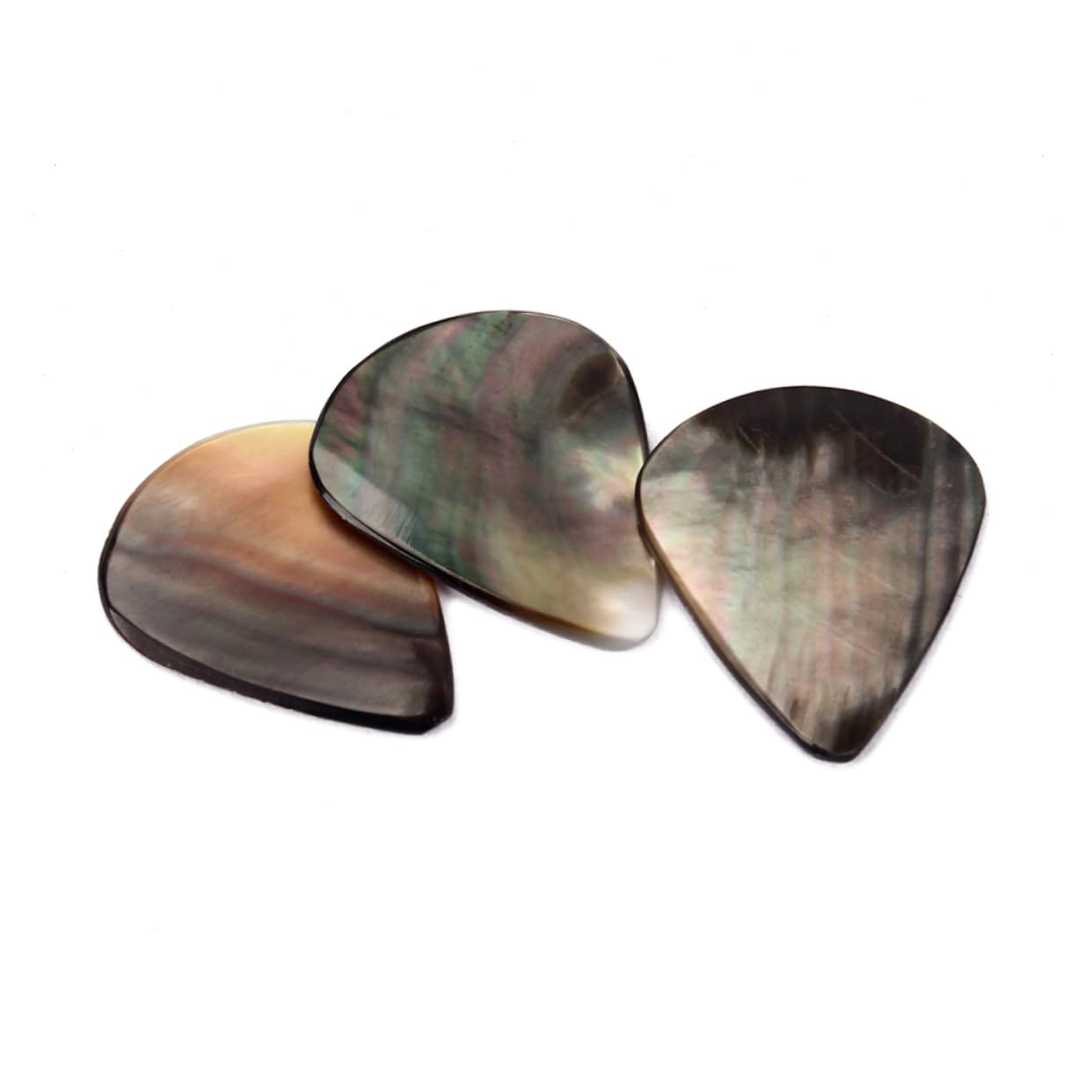 VICASKY 6piezas Púas De Guitarra De Concha Natural y Auténtico Para Guitarra y Ukelele