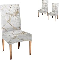 Vista 29 de CAPSCEOLL Juego de 4 fundas para sillas de comedor, color turquesa, turquesa, turquesa, turquesa, turquesa, verde azulado, fundas de asiento Parson