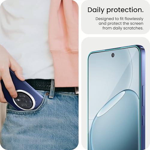 Image of ArmourPro Edge to Edge Tempered Glass for Oppo F31 Pro Plus with Silver Camera Ring Guard, 9H Screen Protector, Anti-Scratch, Anti-Fingerprint, Bubble-Free Installation Kit