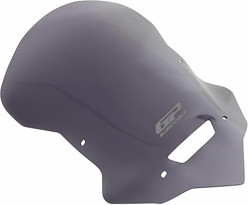 Miniatura 3 de GP Kompozit Parabrisas ahumado compatible con Bajaj Dominar 250 / Dominar 400 2017-2023 18.9 in