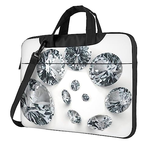Sacoche ordinateur portable 14 inch DEHIWI imperméable style Gems Diamond pour le bureau