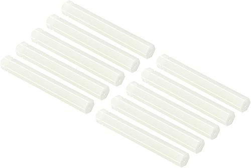 Miniatura 6 de PATIKIL M5x10+0.276 in macho hembra separador, 20 tornillos de nailon con 20 tuercas para PCB, placa base, carcasa de computadora, placa de