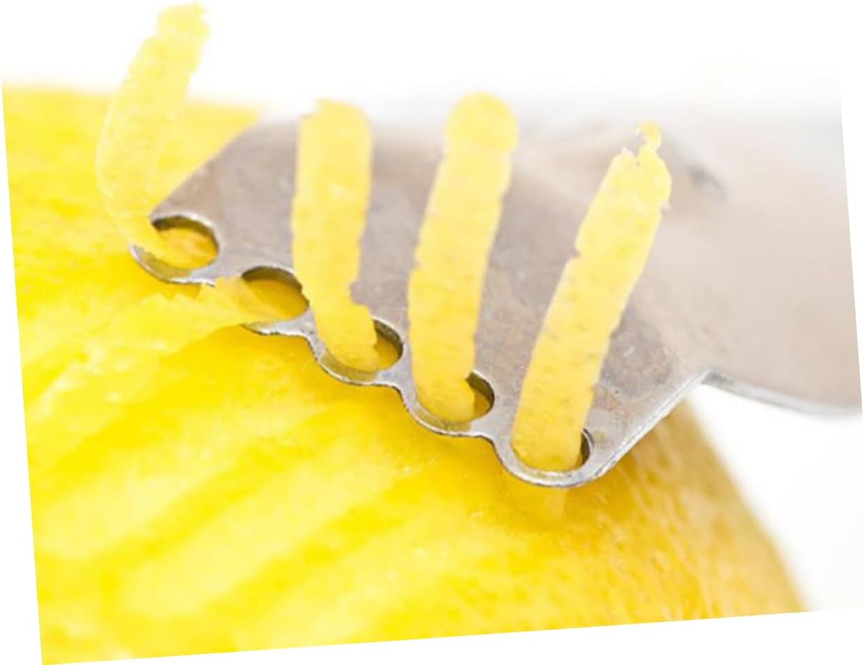 Lemon Peeler Zester Stainless Steel Fruit Peeler Citrus Scraper Easy Peeling and Slicing Dishwasher Safe for Home and Bar