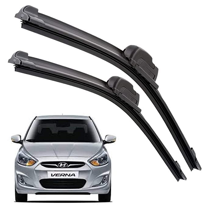 Auto Royal Windshield Car Wiper Blades Compatibility with Hyundai Verna Old (Model : 2013-2016) - Set of 2Pc (D-24,P-16)-image-3