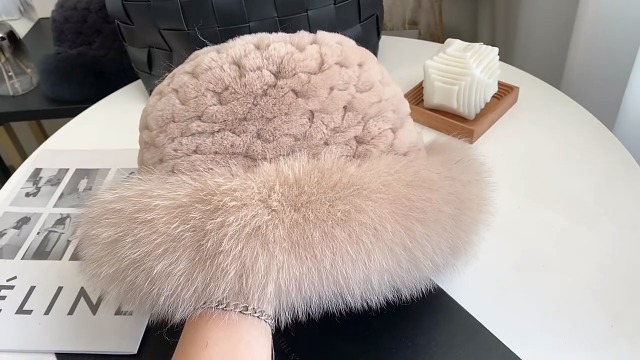 Amazon.com: MH Bailment Women's Winter Rabbit Fur Hats with Fox