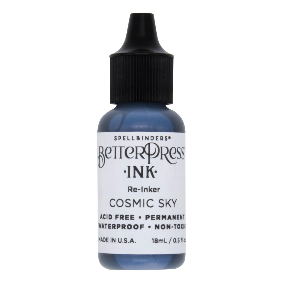 Spellbinders Blue Betterpress Ink Reinker Cosmic Sky, One