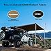 Camping Car Side Awning, Pull Out Tent Shelter Waterproof RV Sun Shelter PU5000mm UV50+ Shade, Vehicle Awning for SUV/Truck/Van, Height Adjustable(200x250x110~210cm)