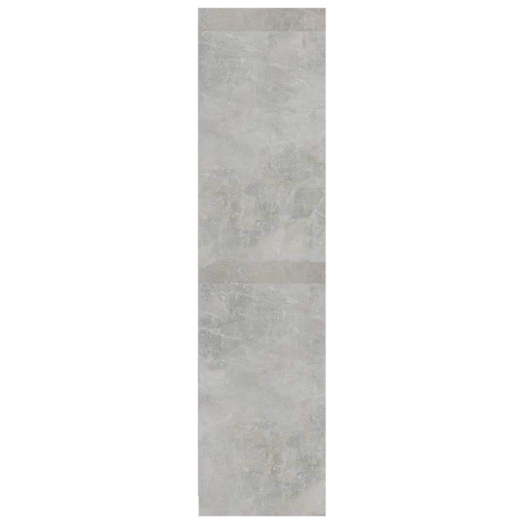 vidaXL Szafa z szufladami, betonowy szary, 50x50x200 cm