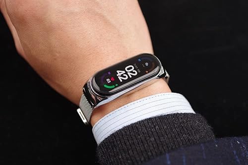 Miniatura 6 de Correa de repuesto de metal compatible con Xiaomi Mi Band 7 correa de reloj para relojes inteligentes Miband 7