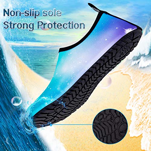 Image of YALOX Water Shoes Women's Men's Outdoor Beach Swimming Aqua Socks Quick-Dry Barefoot Shoes Surfing Yoga Pool Exercise
