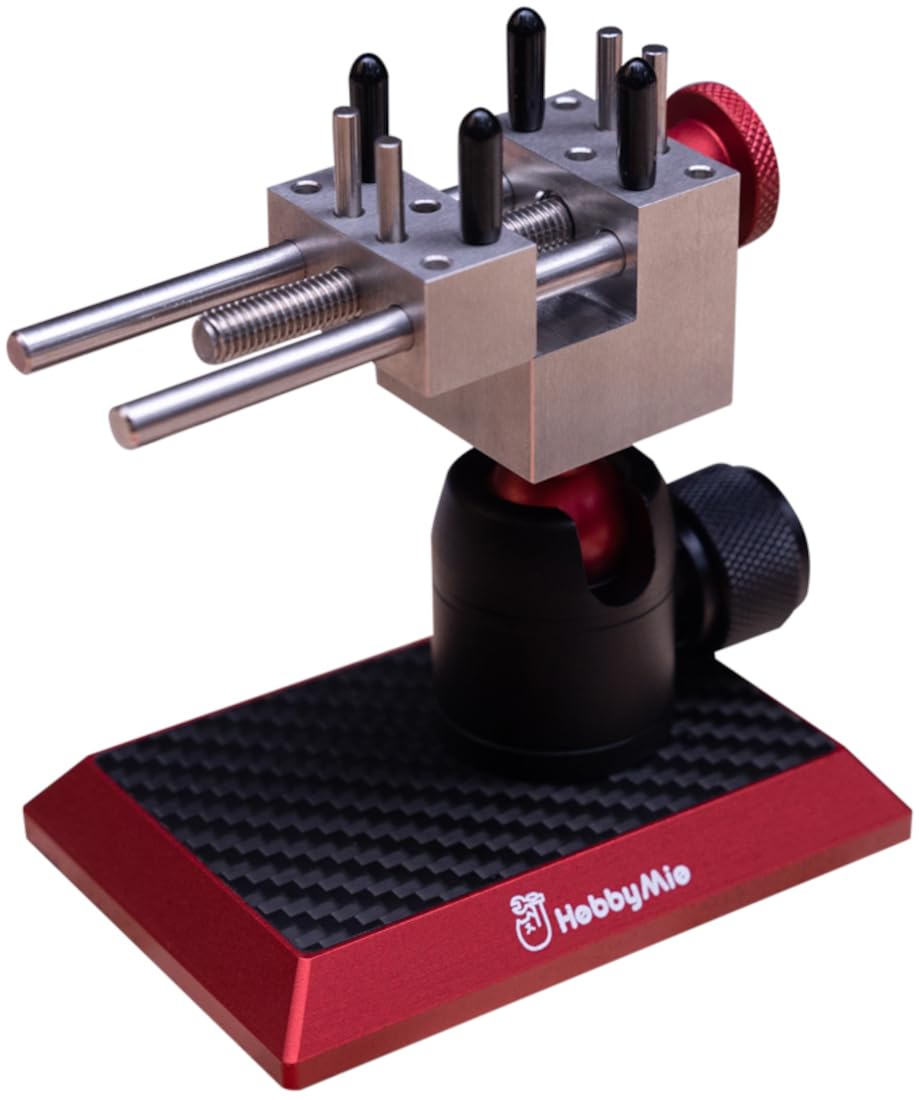 Étau de bureau 360° Doyusha Hobby avec tête articulée pour orienter vos miniatures