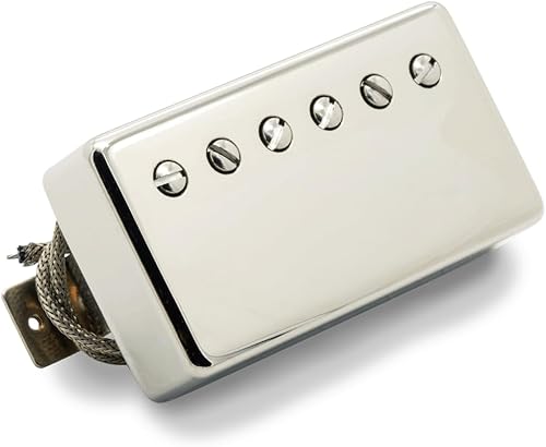 Miniatura 4 de Seymour Duncan Retro Antiquity Humbucker Pickup Set - Cubierta de níquel - Tono PAF envejecido Cubierta de níquel retro,Cubierta de níquel, escudo