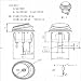 Interruptor basculante de 3 pines SPST 12 V 12 A LED ON/OFF...