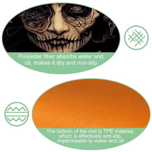 Alfombrillas de cocina lavables que evitan resbalones este Halloween 6