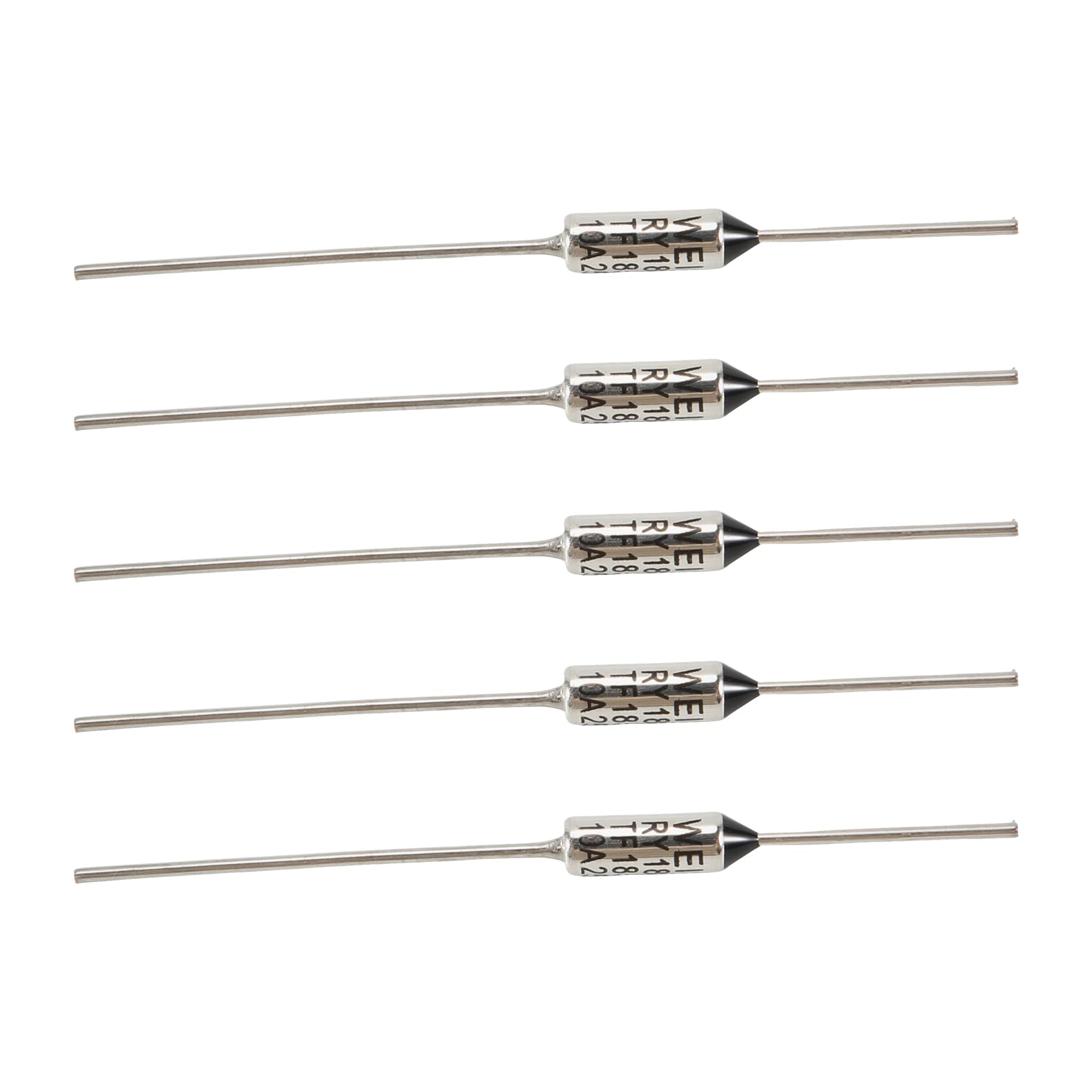 Littimoon 5 Pcs Circuit Cut Off TF 185 Celsius 250V 10A Temperature Thermal Fuses