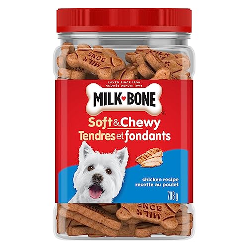 Milk-Bone Soft & Chewy Dog Treats Tender Oven Baked Snacks Made with Tasty Wholesome Ingredients Chicken Flavour, 708 g (Pack of 1) image 3