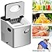 COSTWAY Ice Maker Machine, 48LBS/24H Portable Ice Maker Clear Operation Control Panel...
