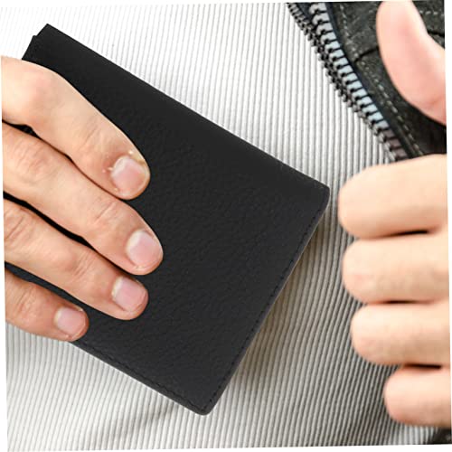NUOBESTY estojo couro para carteira motorista carteira masculina carteira couro caso crédito fino ca