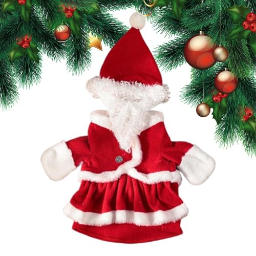 Roupa de Natal para cachorro,Vestido de Natal para cachorro - Roupa elegante do Natal do cão do traj