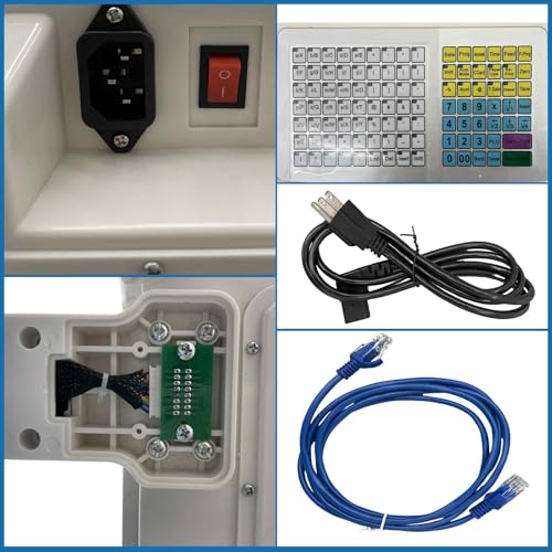 Báscula digital con impresora térmica 15kg 110V miniatura 7