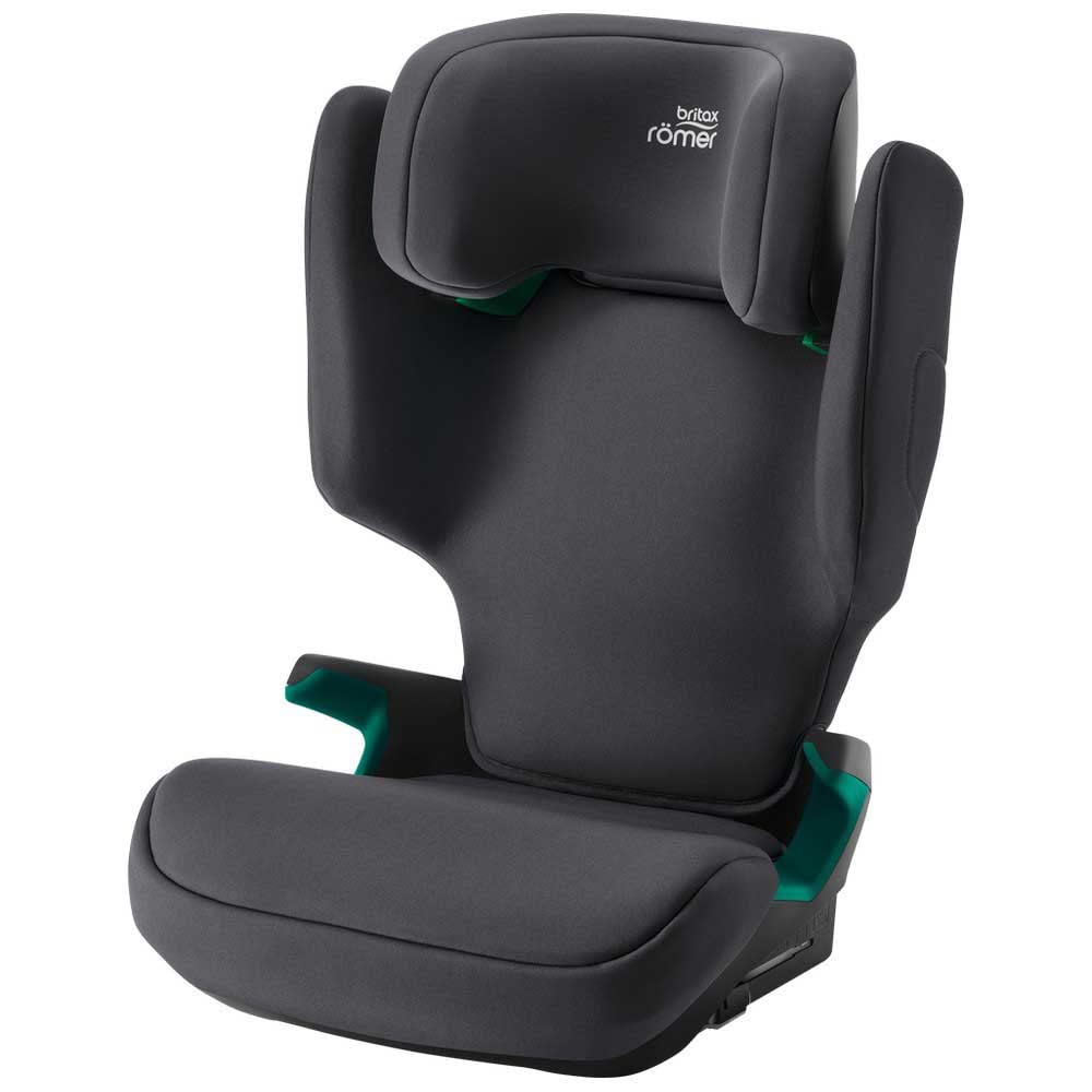 BRITAX RÖMER car seat Discovery Plus 2, with ISOFIX, for Children from 100-150 cm (i-Size), 3.5-12 Years, Midnight Grey