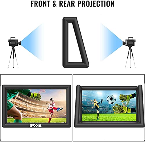 Image of Inflatable Screen Outdoor 30ft with Air Blower, Extra Large Blow Up Projector Screen for Outside Movie Nights Home Theater Backyards Pool BBQ Party Fun, Supports Front and Rear Projection