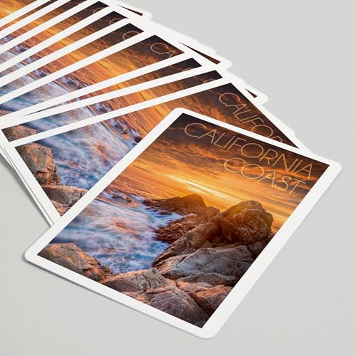 Lantern Press California Coast con 52 Cartas Poker miniatura 5