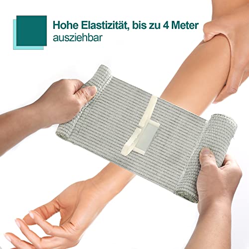2 Stück Israeli Bandage Tourniquet Emergency Elastischen Bandagen Militär Bandage 4' Taktische Tourniquets First Aid Wound Haemostatic Bandage für Outdoor-Sport, Camping, Wandern, Klettern (4 Zoll)