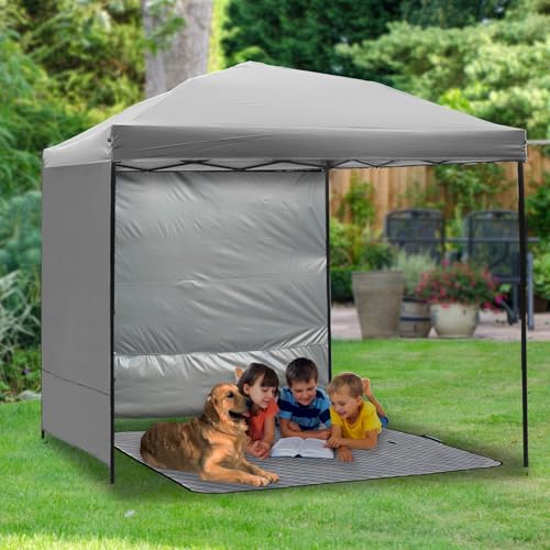 Pared lateral de privacidad para carpa 3m impermeable panel de toldo 4