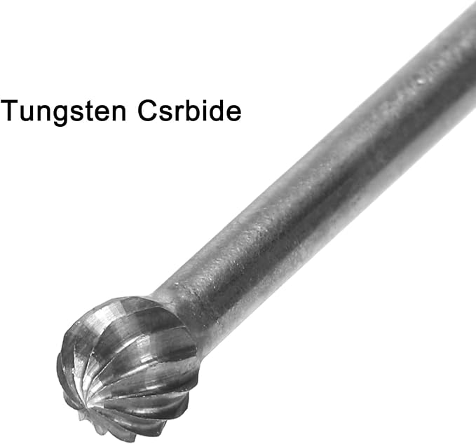 Fresas rotativas de carburo de tungsteno 4 pcs 5mm bola miniatura 3