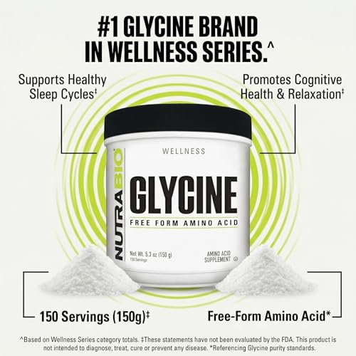 NutraBio Glycine Powder
