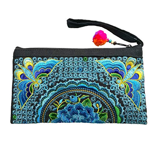 Sabai Jai - Smartphone Wristlet Bag - Handmade Embroidered Boho Clutch Wallets Purses #TOP5