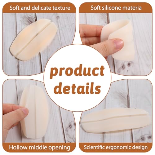 Silicone Bra Strap Cushions 6 Pair Bras Strap Holders Bra Straps Pads Non-Slip Bras Holders Soft Shoulder Protectors Pads for Women Minimize Discomfort Prevent shoulder straps slipping -2 Color - Thumbnail 4