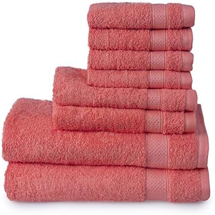 Welhome Basic 100% Cotton Towel (Sage Green)- Set of 4 Bath Towels - Quick Dry - Absorbent - Soft - 434 GSM - Machine Washable