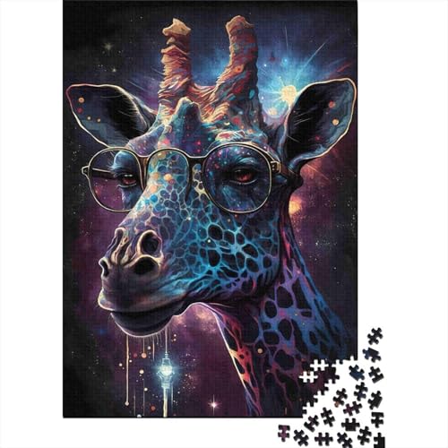 Puzzle de Jirafa Espacial 1000 Piezas de 70x50 cm para Tardes de Desconexión y Relax en Casa