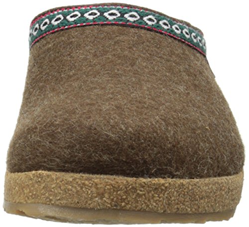 Haflinger GZ65 Classic Grizzly Clog,Chocolate,40 EU/Women's 9 M US/Men's 7 M US